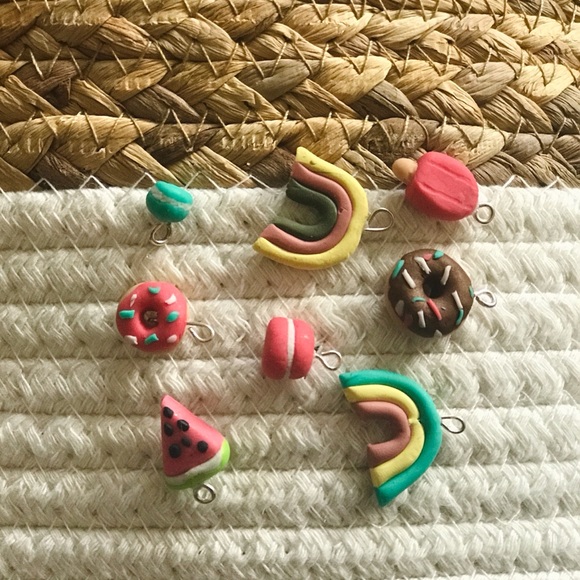 Artisan Polymer clay charms - Picture 1 of 2